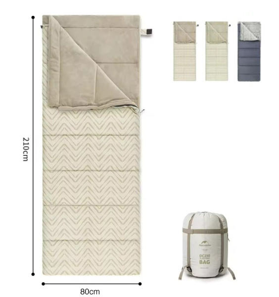 Мешок спальный Naturehike Shanmi, 210х80см, (ТК: +10C), бежевый