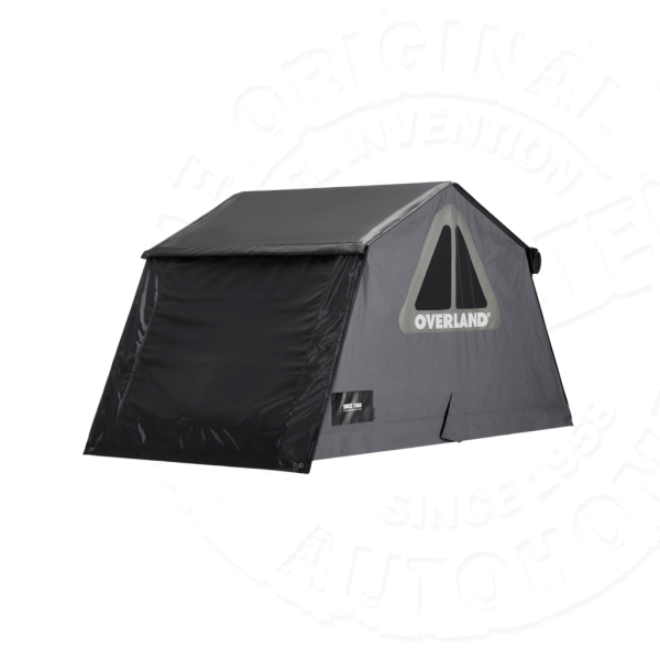 4 Палатка на крышу автомобиля AUTOHOME OVERLAND SMALL SAFARI EXPLORER, тент серый, лестница 220 мм