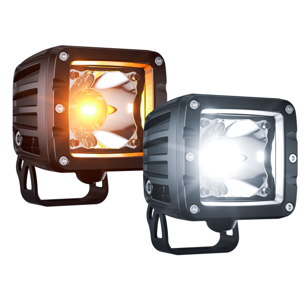 Фары дальнего света AURORA 76x76 мм 30W LED