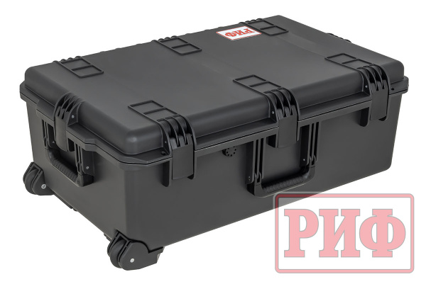 Кейс защитный ударопрочный РИФ 795x518x310 мм на колесах с телескопической ручкой Кейс защитный ударопрочный РИФ 795x518x310 мм на колесах с телескопической ручкой