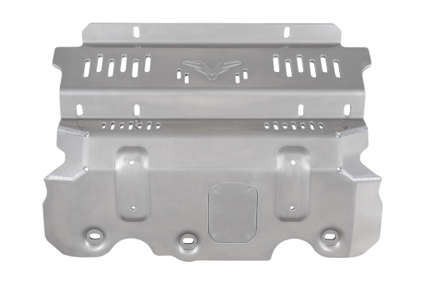 Защита Falcon радиатора, картера, РК, КПП для Toyota Land Cruiser 150 (дизель 2.8T VX, KDSS), алюм.