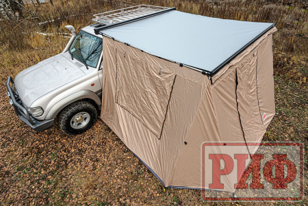 Стенки к автомобильной маркизе РИФ 3Х2.5 м Black Out