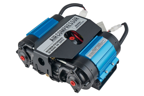 Компрессор автомобильный стационарный двухпоршневой12V YURUI 167 л/мин 10,2 атм