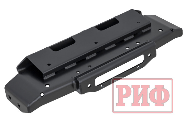 Площадка РИФ под лебёдку в штатный бампер Mitsubishi Pajero IV Площадка РИФ под лебёдку в штатный бампер Mitsubishi Pajero IV