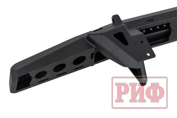 Бампер РИФ силовой задний для ГАЗ Соболь NN с фонарями, возмож. устан. фаркопа, стандарт