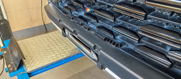 Площадка РИФ под лебёдку в штатный бампер Changan Hunter Plus