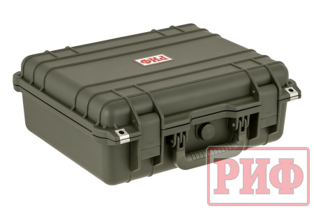 Кейс защитный ударопрочный РИФ 430х380х154 мм IP67, цвет Хаки