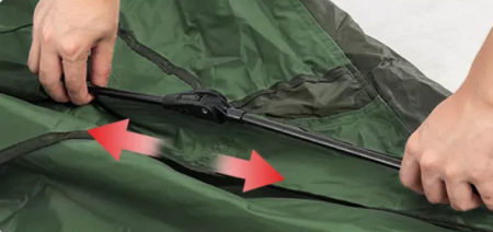 7 Палатка Naturehike 4-местная, автоматическая, зеленая