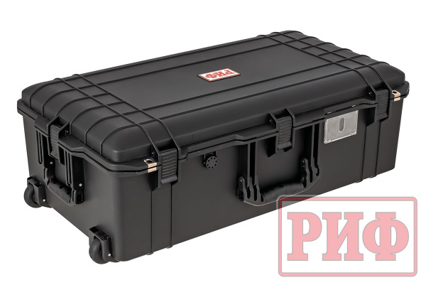 2 Кейс защитный ударопрочный РИФ 609х478х334 мм IP67 на колесах с телескопической ручкой 2 Кейс защитный ударопрочный РИФ 609х478х334 мм IP67 на колесах с телескопической ручкой