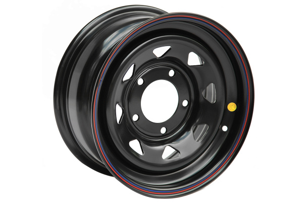 Диск усиленный УАЗ стальной черный 5x139,7 10xR15 d110 ET-44 (треуг. мелкий)