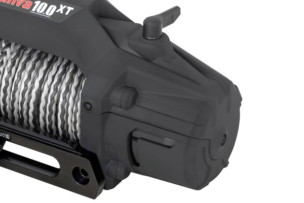 Лебёдка электрическая 12V Runva 10000 lbs 4500 кг синтетический трос