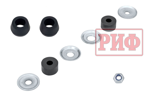 Амортизатор РИФ задний газовый Toyota Land Cruiser 80/105 лифт 50 мм