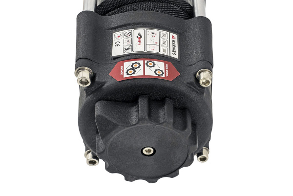 Лебёдка электрическая 12V Runva 3500A lbs 1588 кг (синтетический трос)