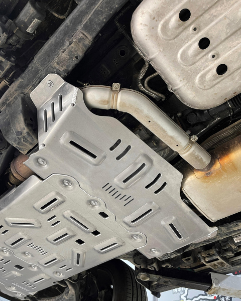 Защита Falcon радиатора, картера, РК, КПП для TANK 500 2022-2024 (бензин), алюминиевая, 8 мм