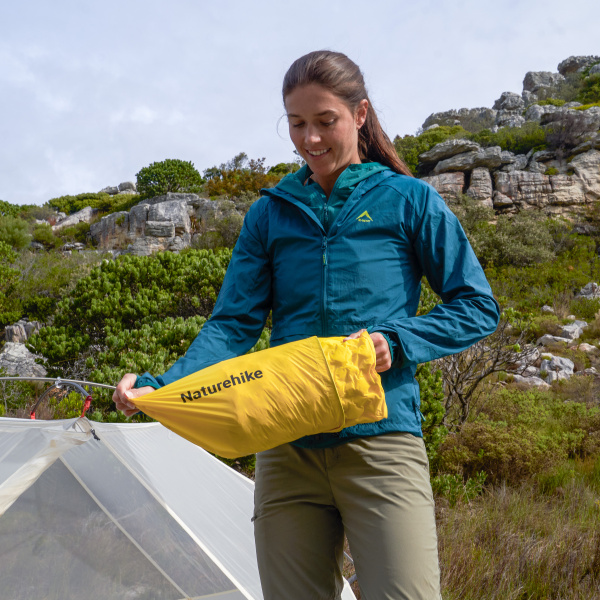 3 Коврик надувной Naturehike 196х65х3,5 см, желтый