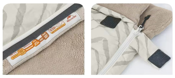 1 Мешок спальный Naturehike Shanmi, 210х80см, (ТК: +10C), (правый), бежевый