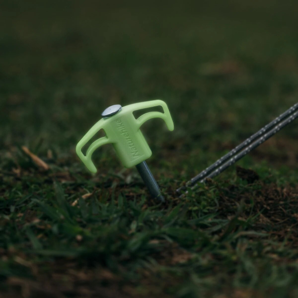 Колышки для палатки Naturehike оцинкованная сталь (2 шт.) 25 см, люминесцентные