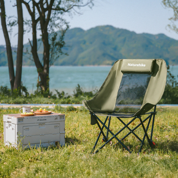 Кресло туристическое Naturehike Sea star 002, 71х66,5х95 см, складное, до 100 кг. бежевое