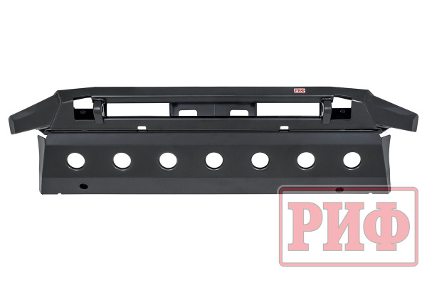 Бампер РИФ силовой передний Renault Duster 2021+ с защитой радиатора