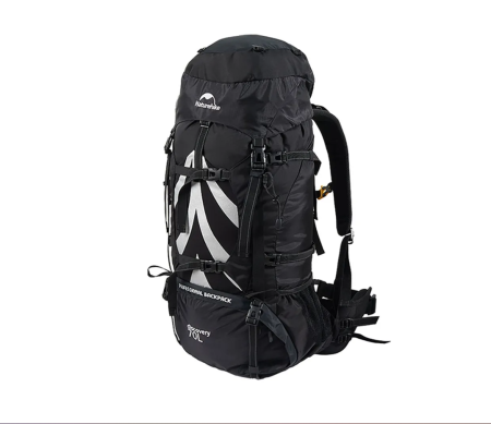 Рюкзак туристический Naturehike 70 л, черный