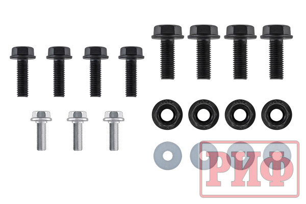 Фаркоп РИФ передний (переходник) для съёмной лебёдки с защитой радиатора для ГАЗ Соболь NN