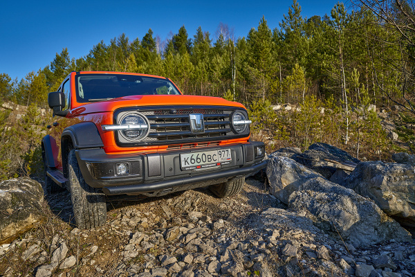 Бампер РИФ силовой передний TANK 300 c защитой радиатора (уст. с площадкой RIFT30-30000)