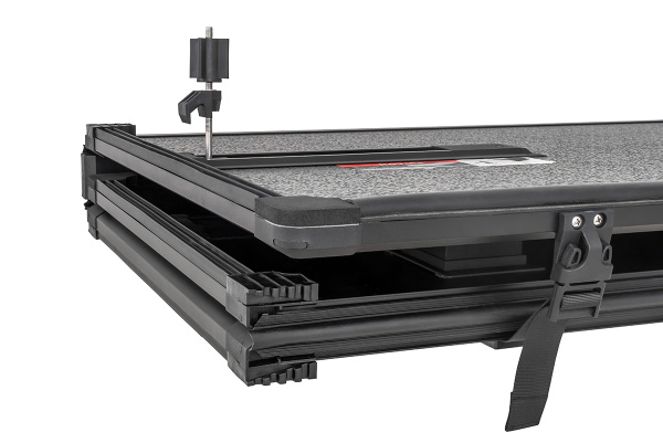 Крышка кузова РИФ для Dodge Ram 2019, трёхсекц. 1762х1791/1708 мм, алюминиевая, черная (5,8 ft)