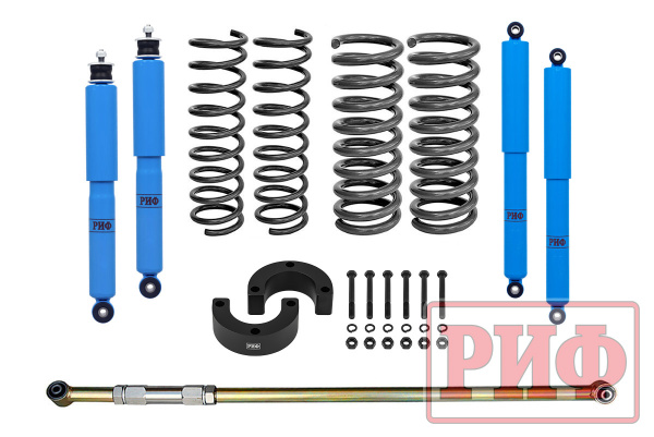 Лифт-комплект РИФ арктический R-AIR ВАЗ Нива 21214 лифт 50 мм +50-100 кг