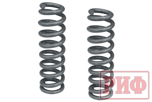 Пружины РИФ передние Toyota Land Cruiser Prado 150 дизель 0-50 кг, бензин 4.0 70-100 кг лифт 45мм , Changan Hunter Plus 70-100 кг лифт 45мм