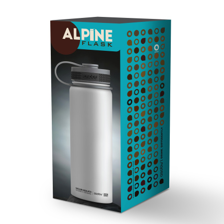 Термос ALPINE, 530 мл, голубой