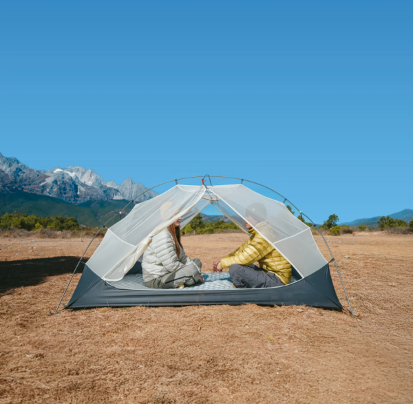 Палатка Naturehike Mongar UL 2-местная, алюминиевый каркас, сверхлегкая, песочная