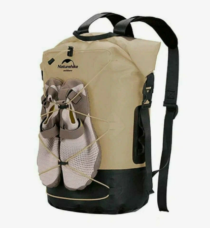 Рюкзак туристический Naturehike 40л, ПВХ, хаки