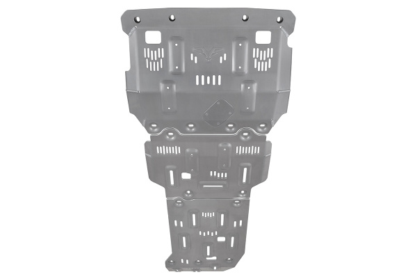 Защита Falcon радиатора, картера, РК, КПП для Haval H5 2.0T, дизель (2023+), алюм. 8 мм