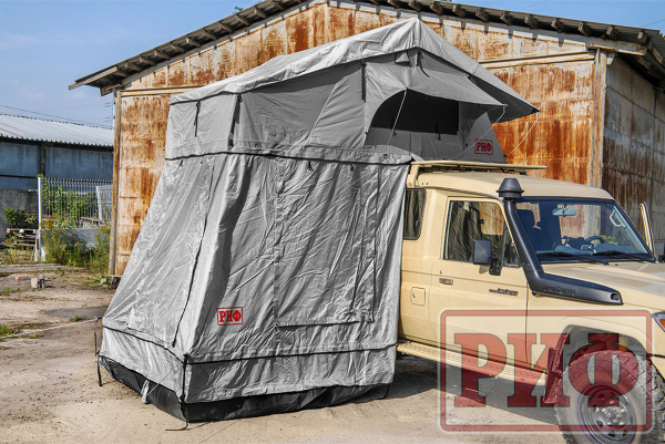 2 Тамбур к палатке РИФ Soft RT02-180 PRO, тент серый 2 Тамбур к палатке РИФ Soft RT02-180 PRO, тент серый