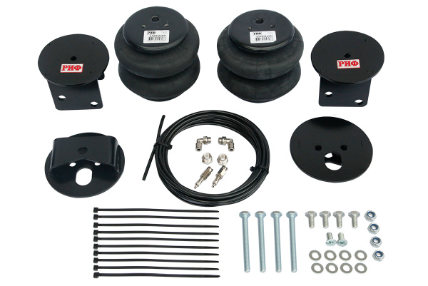 Пневмоподвеска РИФ для Mitsubishi L200 2005-2015, задний мост (для лифтованной подвески 50 мм) Пневмоподвеска РИФ для Mitsubishi L200 2005-2015, задний мост (для лифтованной подвески 50 мм)