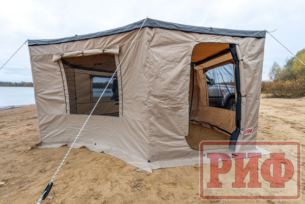 Стенки для комбинированной (прямоугольной с веерной частью) маркизы 2,5х2,5 м правые