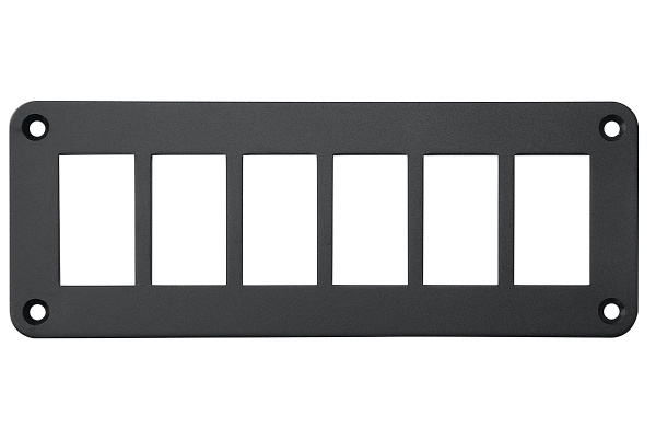 Панель кнопок монтажная шесть отверстий