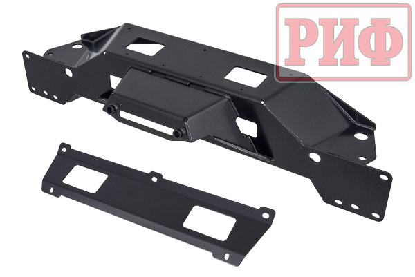 Площадка РИФ под лебёдку в штатный бампер Dodge Ram 1500 Rebel 2019+ (бензин) Площадка РИФ под лебёдку в штатный бампер Dodge Ram 1500 Rebel 2019+ (бензин)