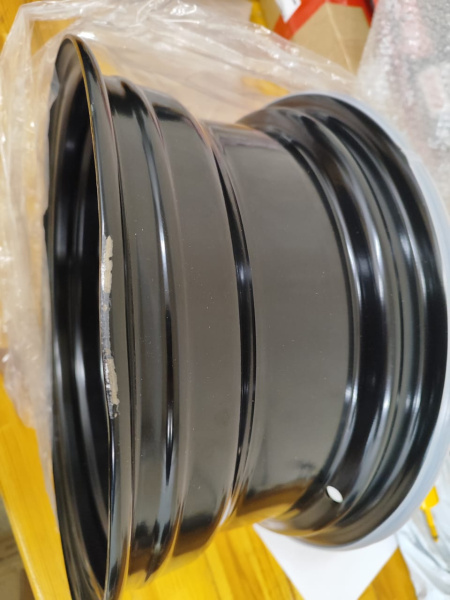 Диск усиленный УАЗ стальной черный 5x139,7 7xR15 d110 ET+25 (треуг. мелкий) (уценка)