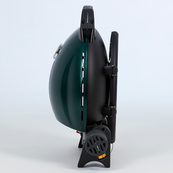 Гриль газовый O-GRILL 900МT bicolor черный-зеленый (в комплекте адаптер тип А)