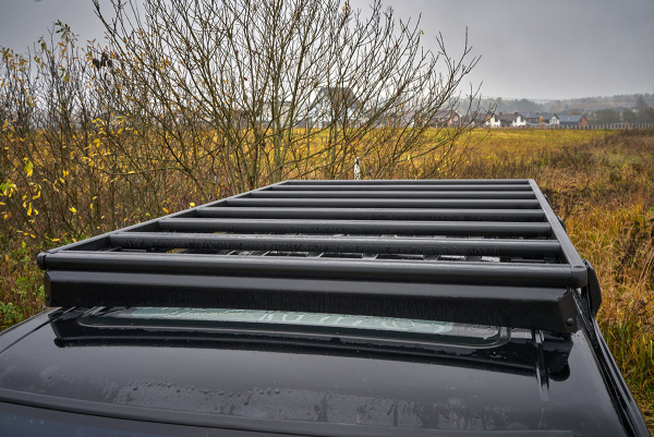 Багажник экспедиционный (платформа) алюминиевый РИФ 1250x2080 мм для Nissan Patrol Y61 2004+ (с крепежом)