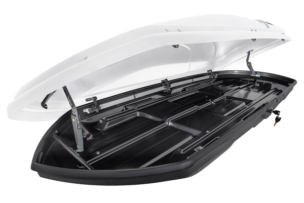 Бокс автомобильный на крышу Pentair COBRA 520L белый глянец, двусторонний
