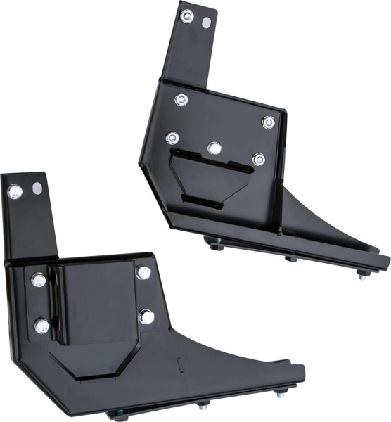 Бампер РИФ передний Mitsubishi L200 2005-2015/Pajero Sport 2009-2015 с доп. фарами, защитной дугой и защитой бачка омывателя