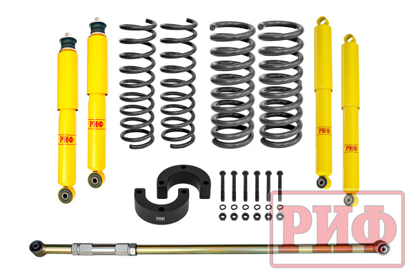 Лифт-комплект РИФ R-AIR ВАЗ Нива 2121, 21213 лифт 50 мм +50-100 кг
