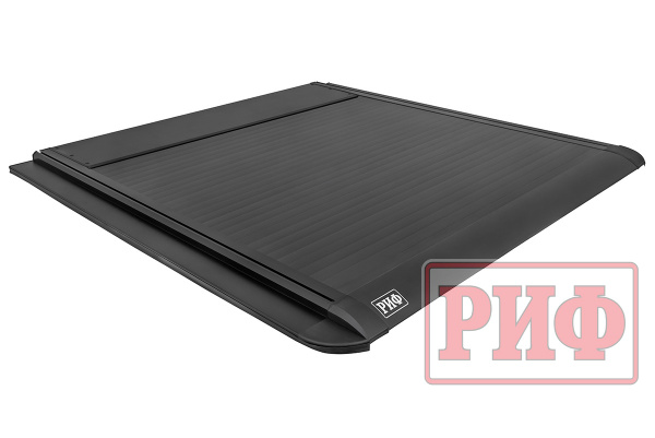 Крышка кузова РИФ для JAC T9, роллета раздвижная с электроприводом 1580х1620 мм, алюминиевая, черная