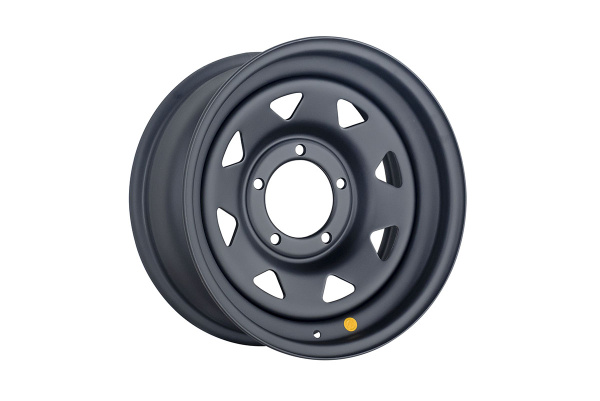 Диск усиленный УАЗ стальной черный (матовый) 5x139,7 7xR16 d110 ET0 (треуг. мелкий)