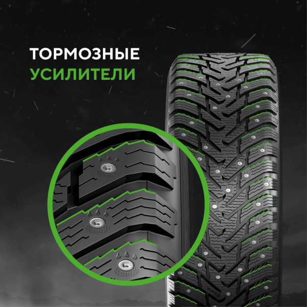 Шина Ikon Tyres 265/70 R16 112T Ikon Character Ice 8 SUV Studded (Nordman 8 SUV) шип.