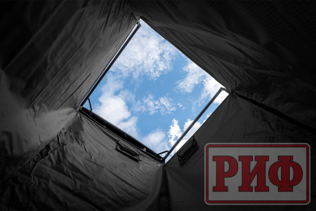 Маркиза-душ РИФ 100х180 см, черная