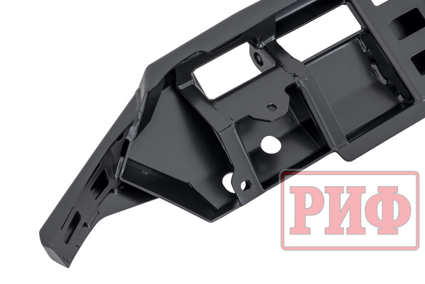 Бампер РИФ силовой передний Mitsubishi Pajero Sport 2021+ с фаркопом