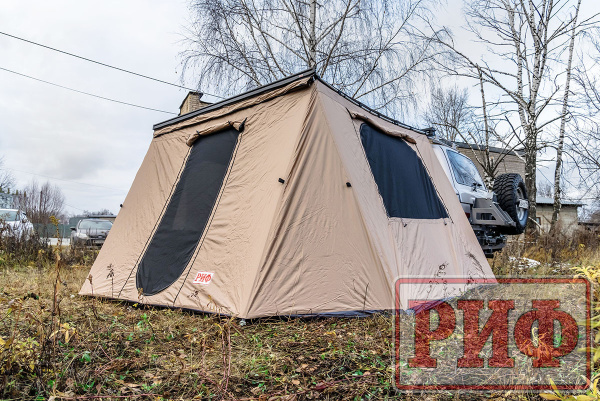 Стенки к автомобильной маркизе РИФ 2.0Х2.5 м Black Out